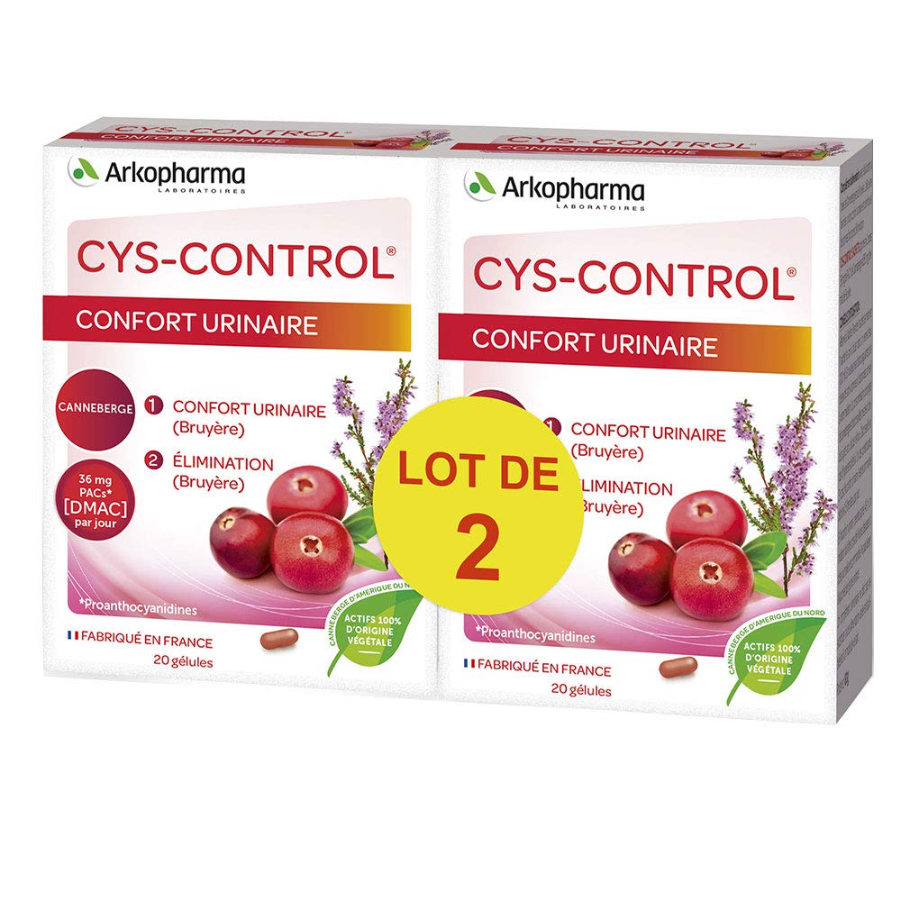 Arkopharma - Confort Urinaire 2x20 Gelules Cys-control Arkopharma