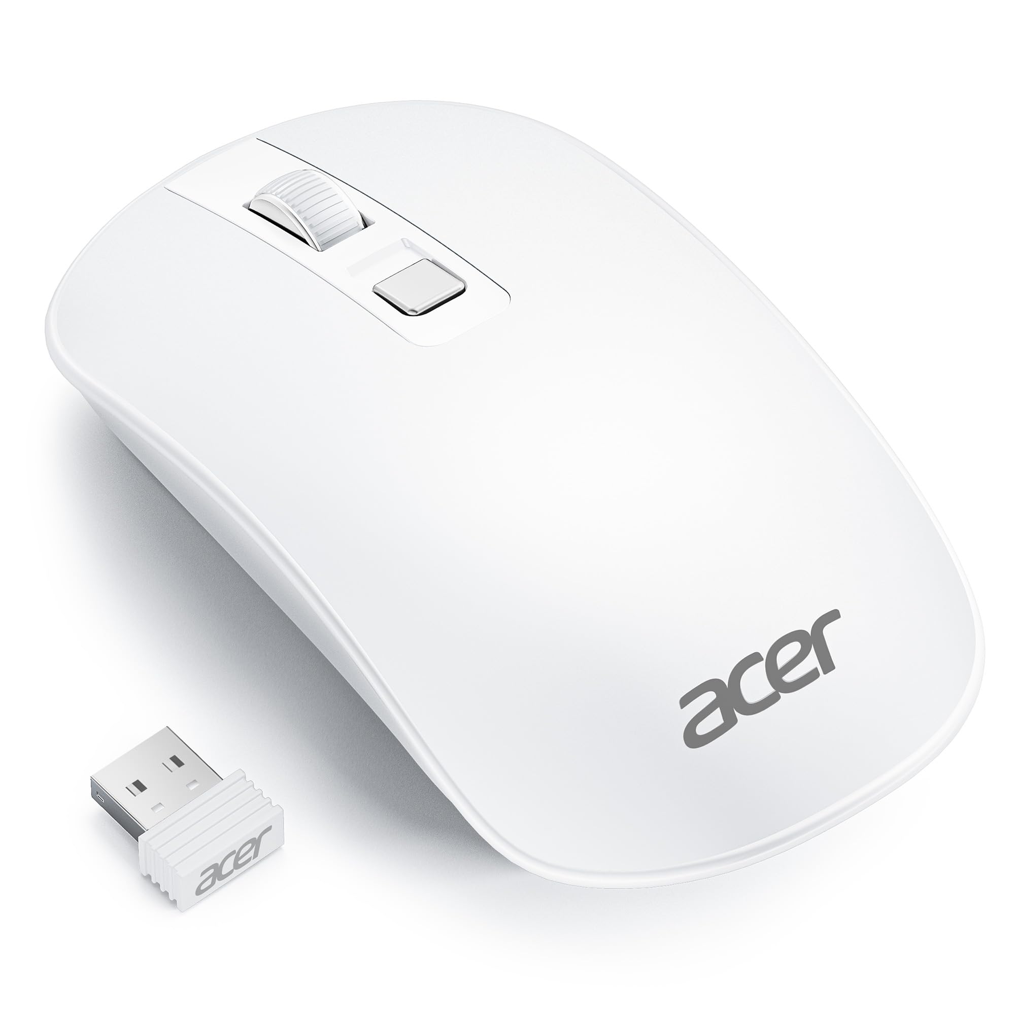 Souris Sans Fil, Souris D'Ordinateur Ergonomique Usb 2.4G Souris Optique Sans Fil Avec Nano