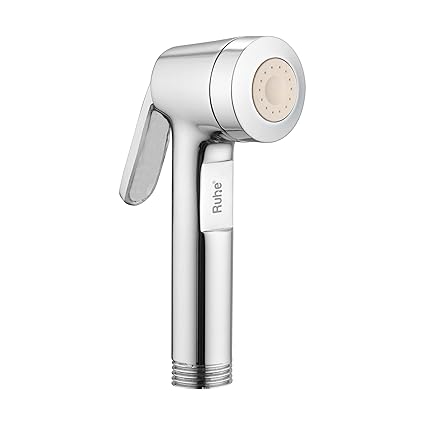 Ruhe Lux Brass Health Faucet | Easy Grip | High-Pressure Faucet Gun | Chrome Finish