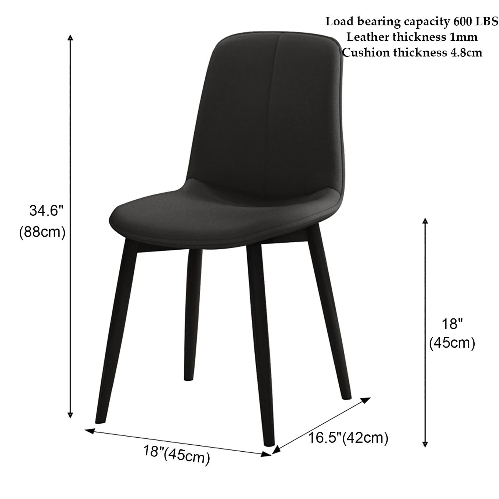 (18"W x 16.5"D x 34.6"H, Pink)