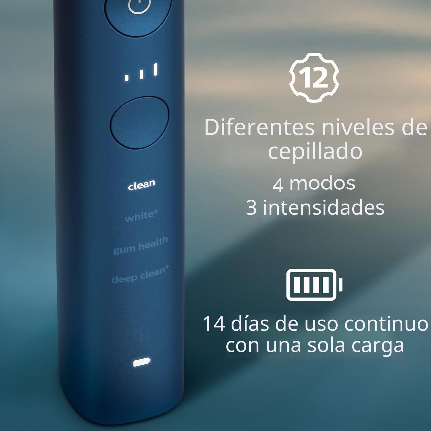 Philips Sonicare DiamondClean HX9911/88 spazzolino elettrico Adulto Spazzolino elettrico sonico Nero, Blu