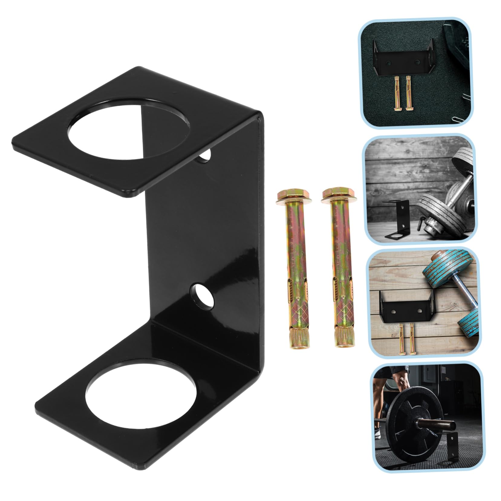 per Bilanciere Rack per Pesi Stazione Stoccaggio per Allenamento Casa e Palestra Facile Installare e Design