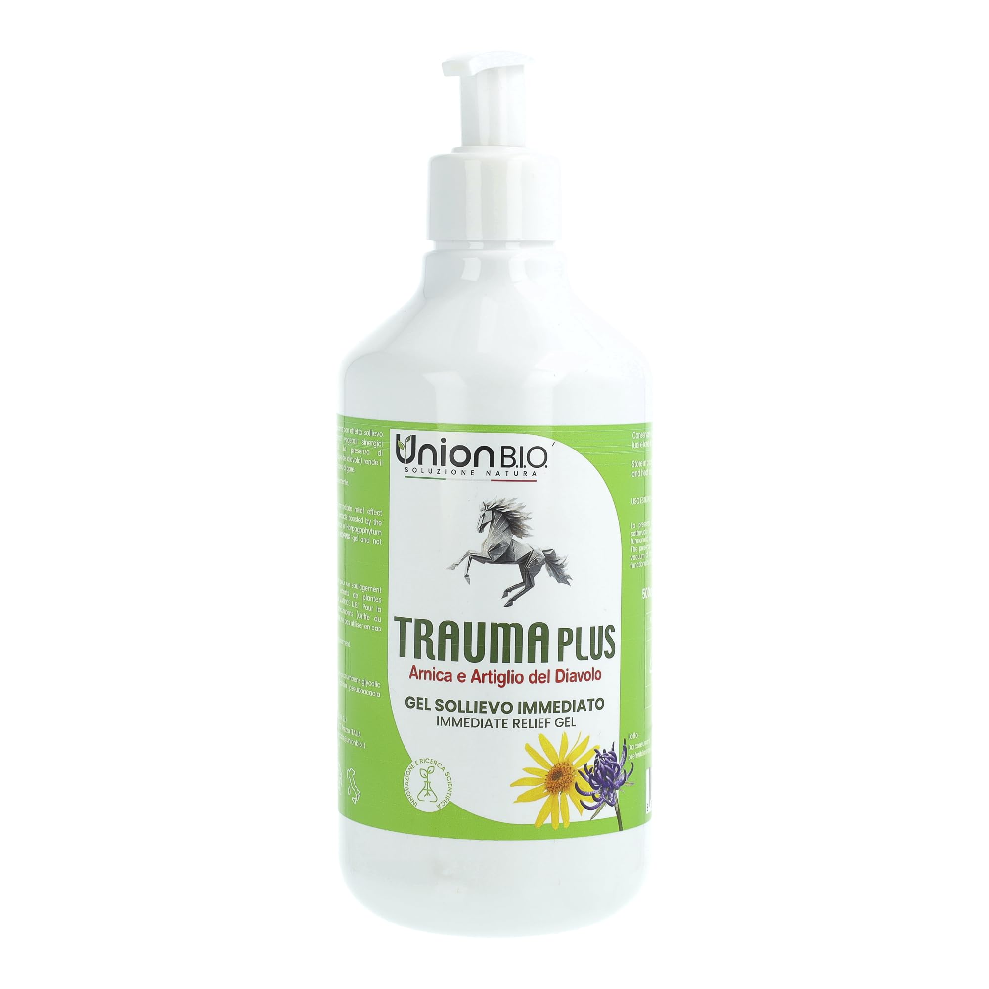Union B.I.O. Soluzione Natura Traumaplus Gel Arnica Montana e Artiglio del Diavolo 500ml