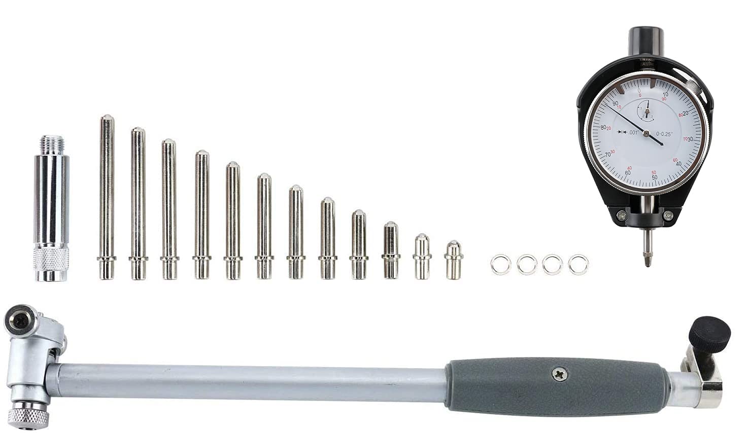 YaeTek 2" 6" Bore Gauge 0.001" Deep Engine Hole Cylinder Measurement