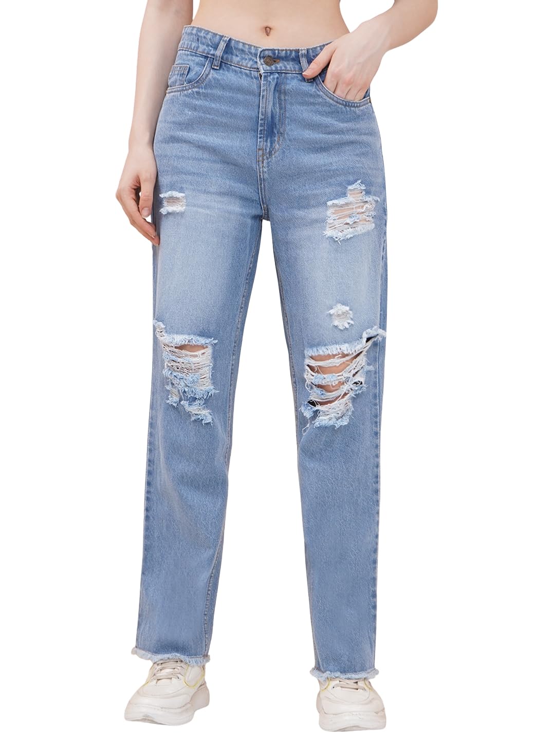 puella Distress Women Blue Jeans-picture-32
