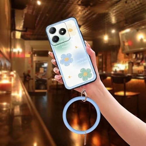 Phone Case Compatible with Realme C63 4G/C61 4G, Back Cover Protective Anti-knock Personality Youth Dirt-resistant Ring Cartoon 
