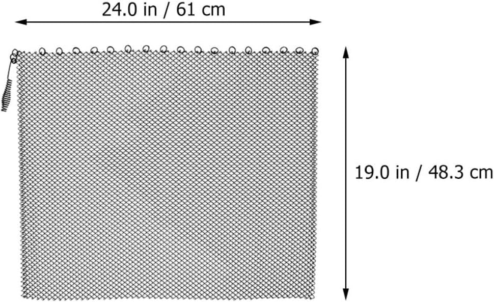 2pcs Fireplace Mesh Screen Curtains Fireproof Panels for Fireplace Protection Xin Easy to Install Versatile Fire Safety