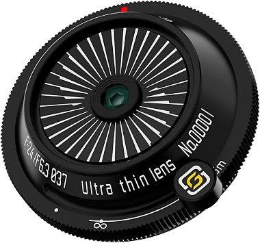 24mm F6.3 Full Size Leica L-Mount Single Focus Ultra Thin Pancake Lens Black Ultra Thin Lens
