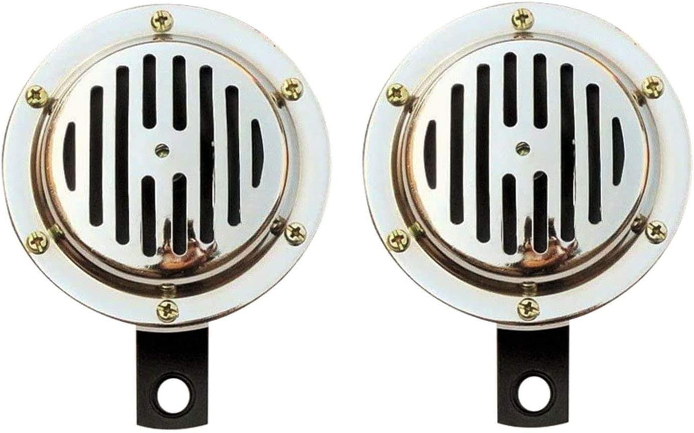 NEW HORN 12V SET of Two for two wheeler scooter motorbike vehicle type