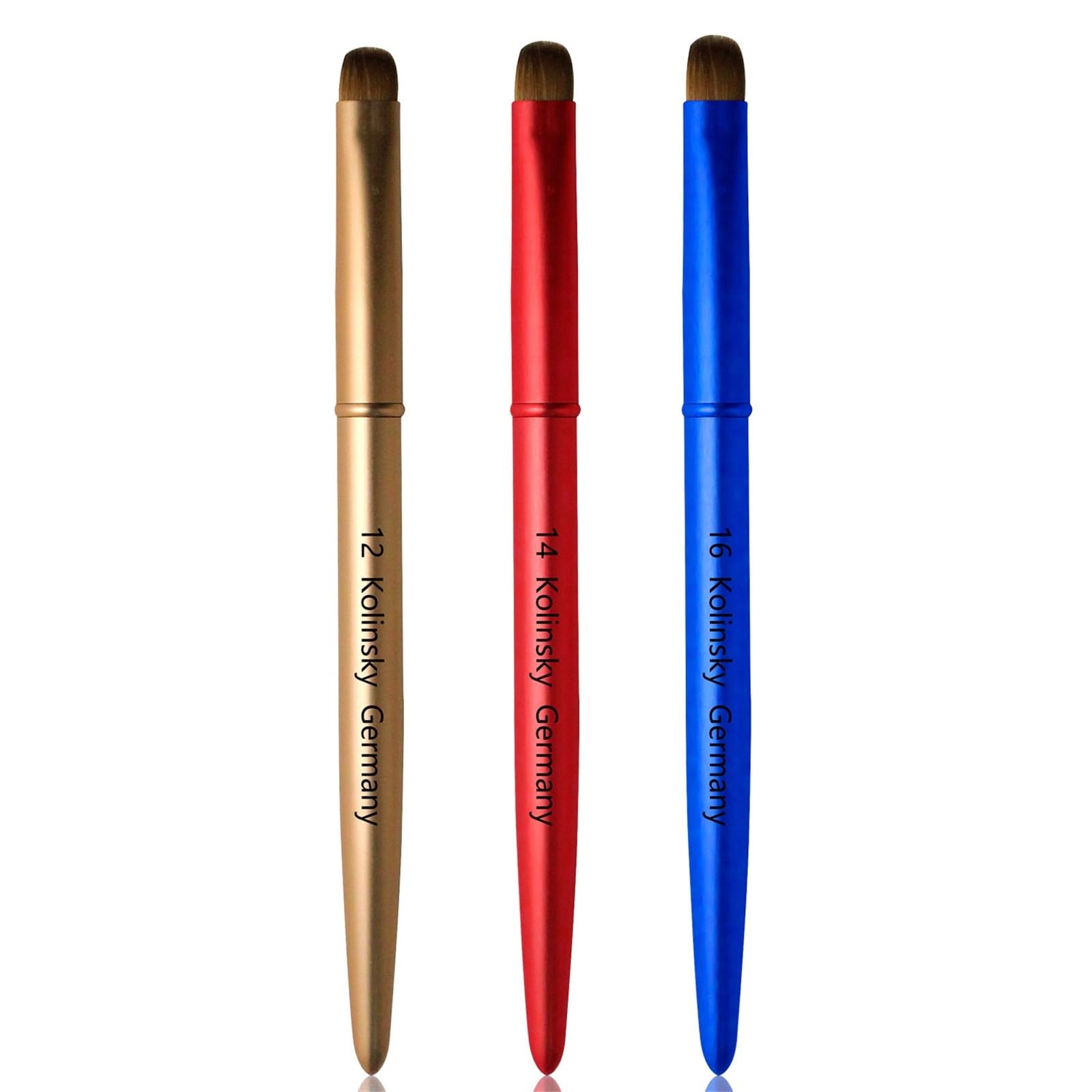 Pennelli Unghie Pennello for nail art con manico elegante, perfetto for manicure in gel