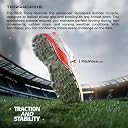 Hundred Pitch Force Limited Edition Cricket Shoes | Terraspike Studs | Embedded Support Plate for Stability | Lightweight & Durable | Ideal for All Surfaces (White/Orange/Lime Green ; UK 12) gallery image