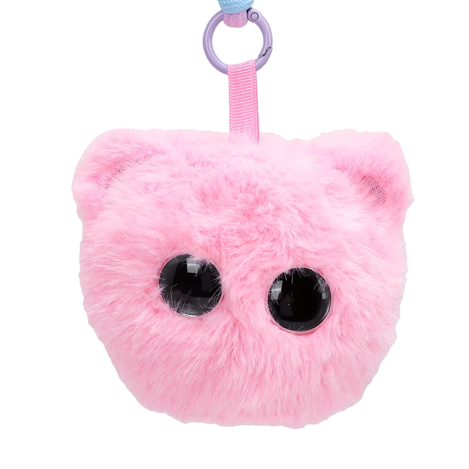 Ausla Juguete de Peluche de Gato Inteligente AI Animal de Peluche Interactivo con Poliéster de Felpa y Soporte de Aplicación de Voz 66 Idiomas 1000 MAh USB C para Niños Que Aprenden a Jugar (Pink)