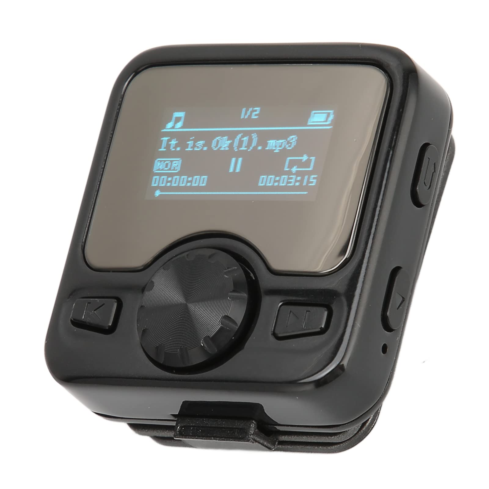 Odtwarzacz Muzyczny, Czarny Zsynchronizowany Wyświetlacz Lyric 1,1 Cala Odtwarzacz Muzyczny MP3 Przenośne Nagrywanie do Chodzenia (8 GB)