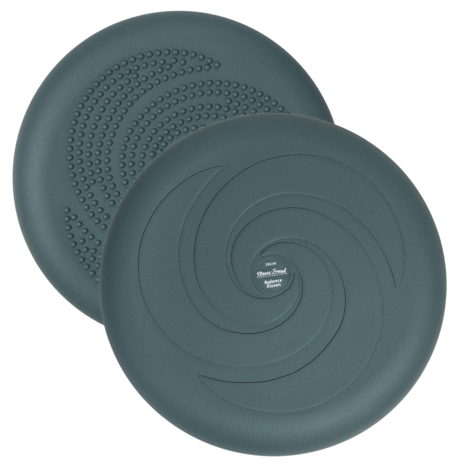 Fitness-Freund Balance-Kissen 36 cm für Rückentraining, Koordination, Ballsitzkissen, Made in Germamy (oliv)