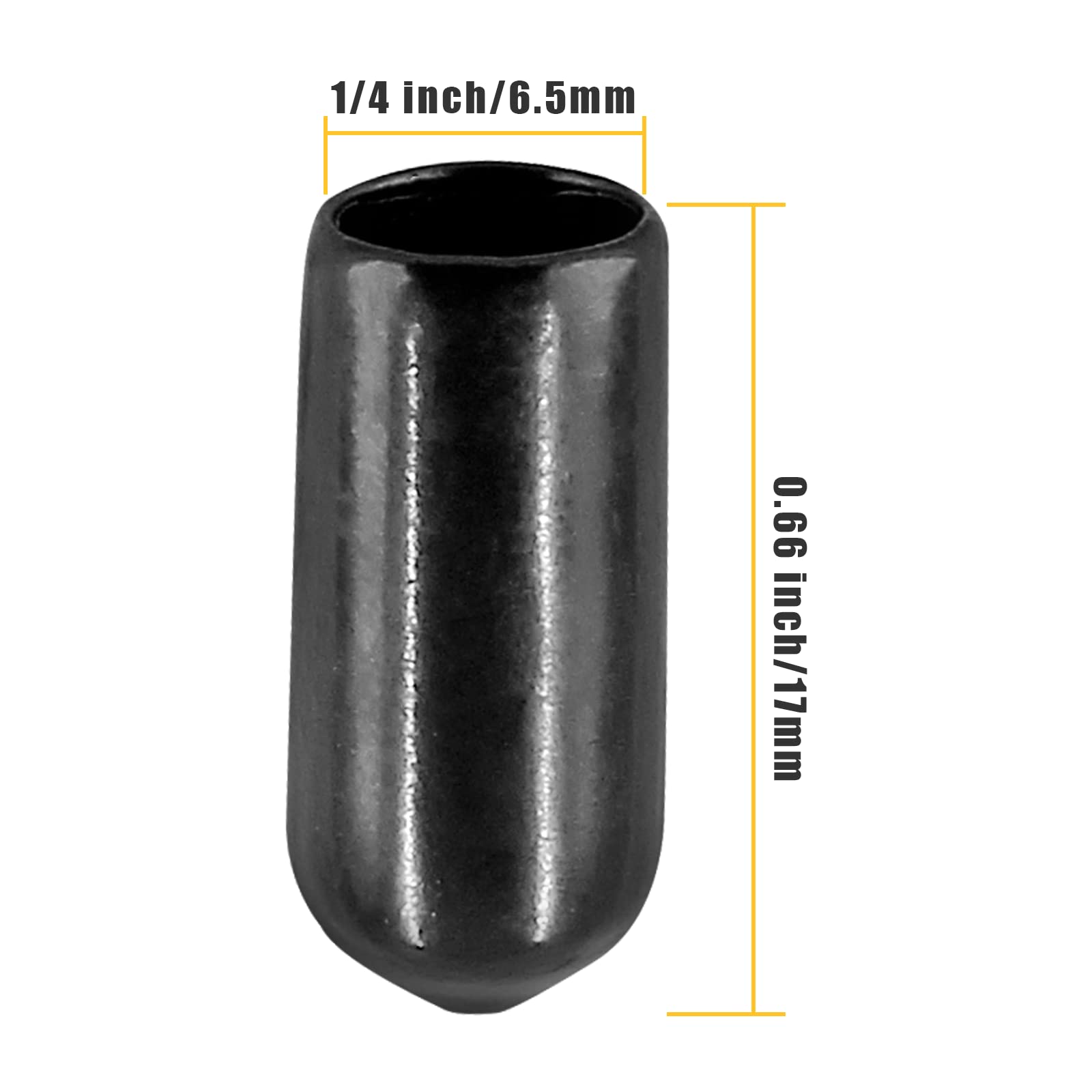 50 Tapones De Vinilo Para Extremos - Diámetro 8-8.5 Mm | Protección Para Tornillos Y Varillas