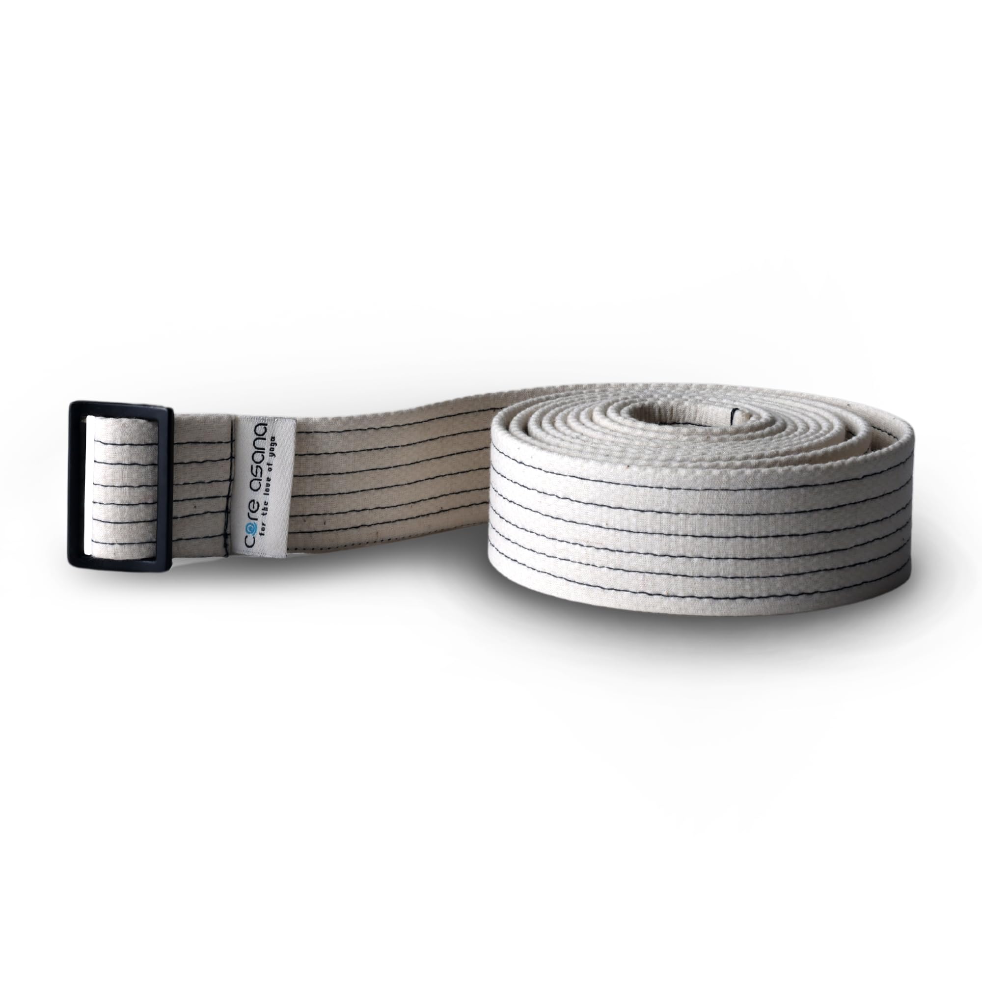 Core Asana Yoga Straps Pilates Belts | Hand Stitched Exercise Belt for Yoga Pilates Stretching Flexibility and Fitness | Premium Cotton Handstitched Xtend Yoga Strap (Ivory) (B09PGH2TV9) Amazon Price History, Amazon Price Tracker