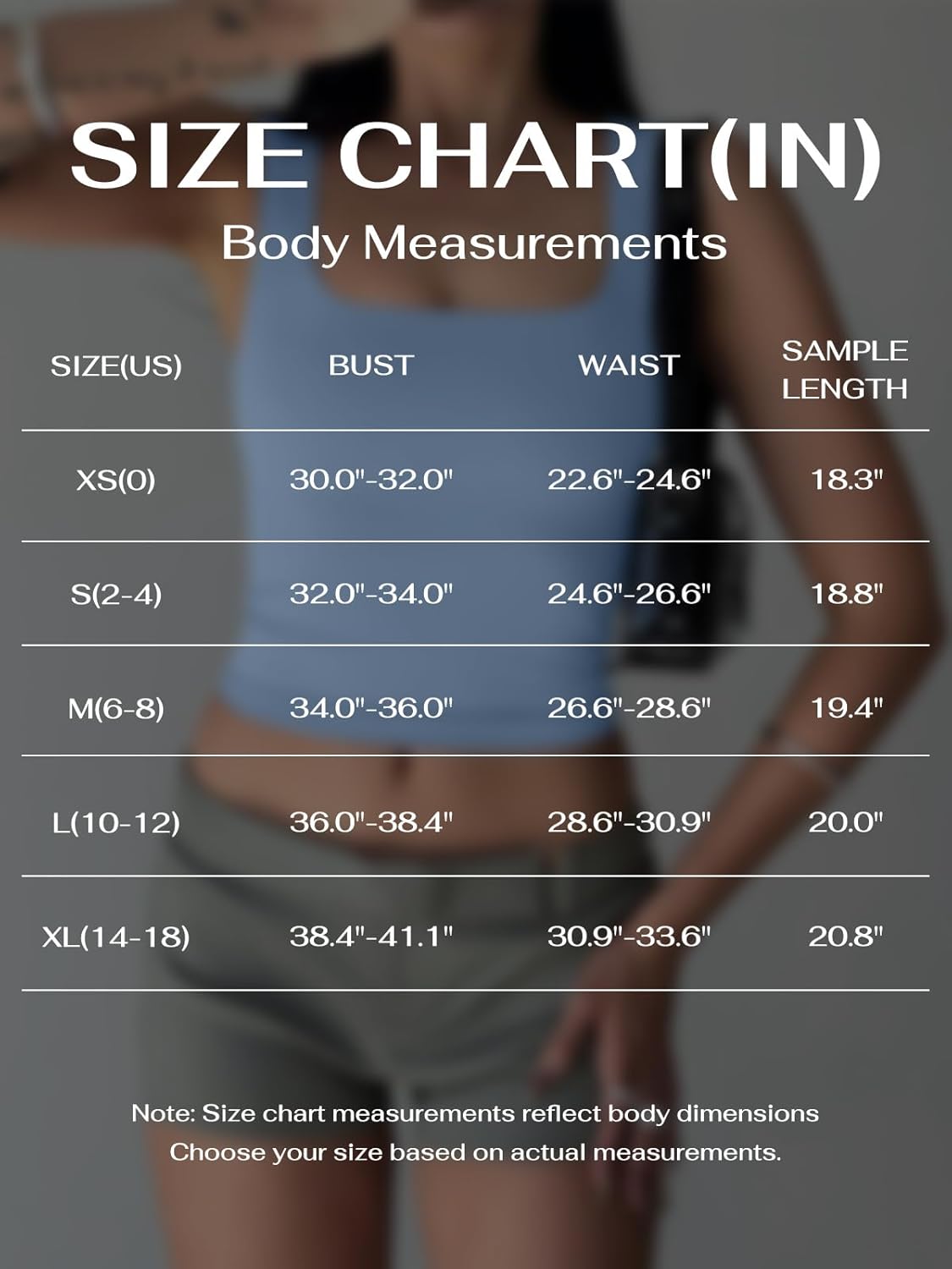 REORIA Women's Square Neck Sleeveless Double Lined Crop Tank Top - Image 6