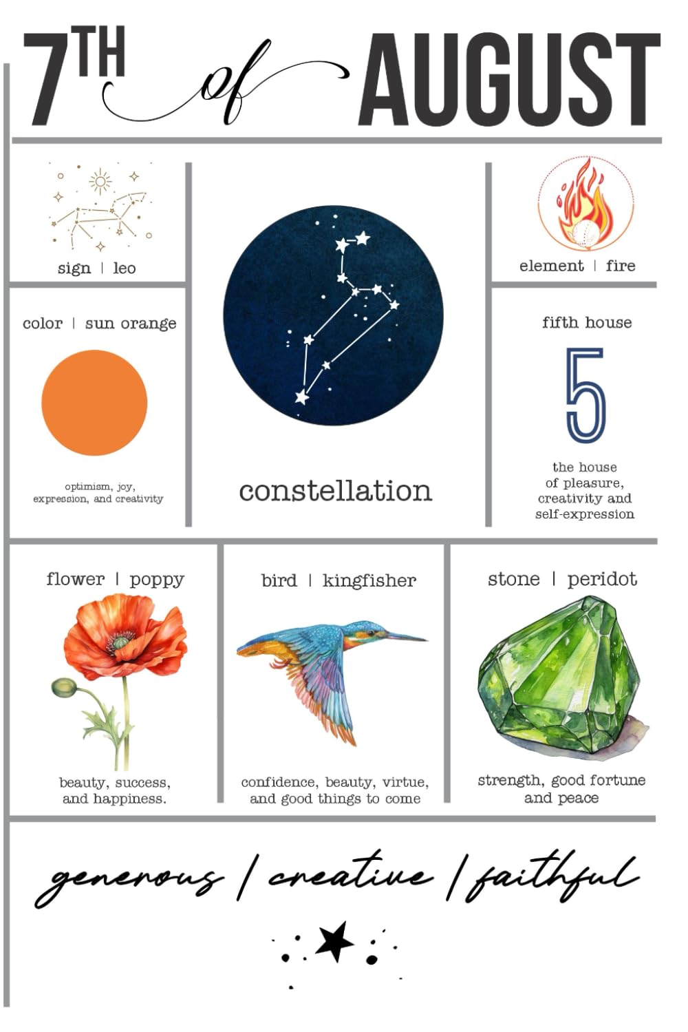 What zodiac is august 7th 60 photos - Astrologytoyou.com