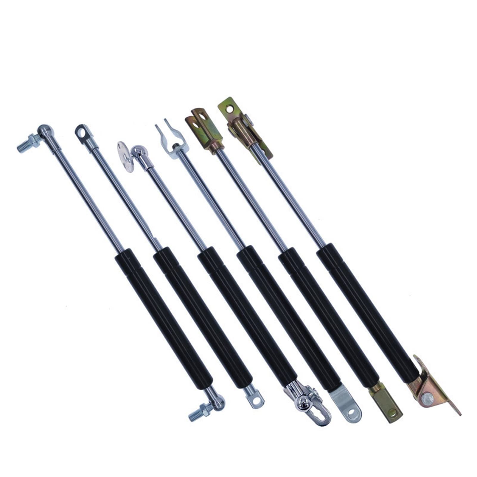 Pjryc D Bracket 18 * 8 Rod 130Mm Stroke 50N-500N/5Kg-50Kg Cupboard Hinges Gas Spring 350Mm Hole Center Distance Gas Spring (Length : 350-130-300N, Outer Diameter : )