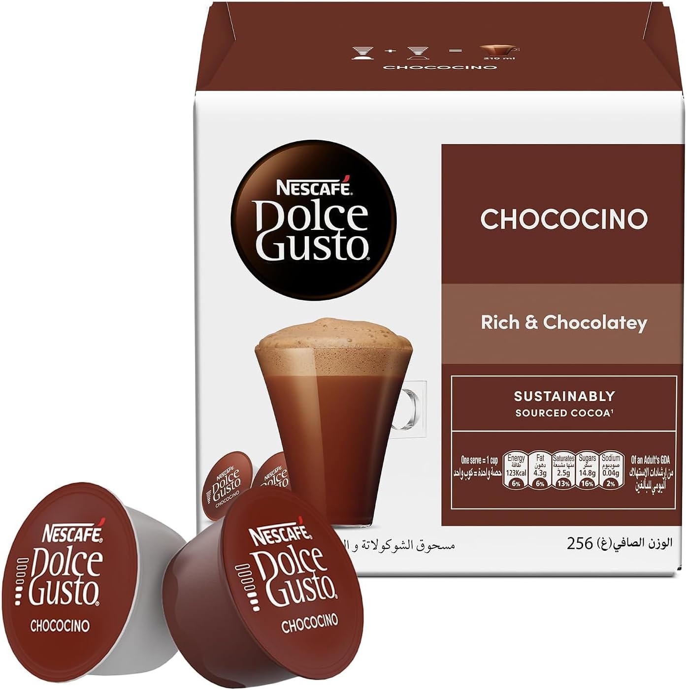 Coffee Capsules Chococino 48 Single Serve Pods, (Makes 24 Specialty Cups) 48 Count