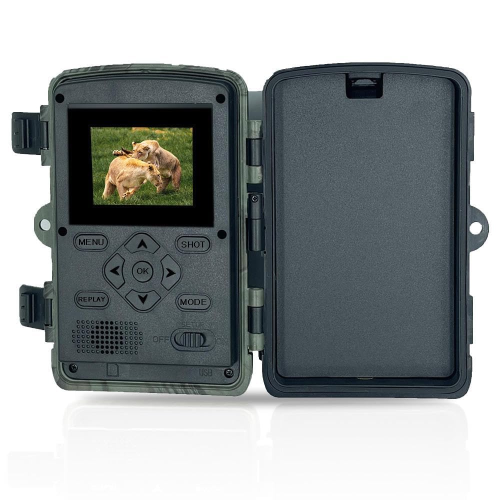 Wildkamera mit Bewegungsmelder Nachtsicht - 4K 60MP Wildtierkamera WLAN mit 32GB SD Karte Handyübertragung App,0,2s Jagdkamera,950nm No Glow Infrarot Nachtsichtkamera Outdoor,IP66 Wasserdicht