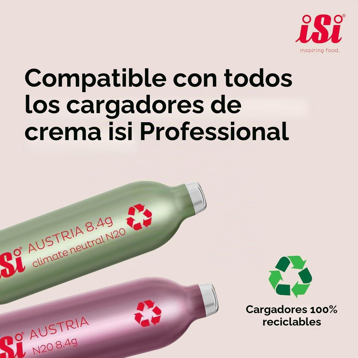 iSi Gourmet Whip crema batida 1L