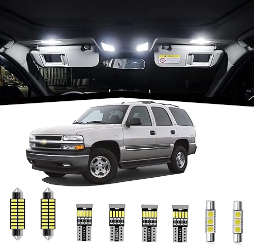 AWALITED Juego de 21 luces LED para interior Chevy Tahoe/Suburban Super Bright LED Map Dome bombillas de repuesto para Chevy Tahoe/Suburban 2000 disponible en Yaxa Colombia