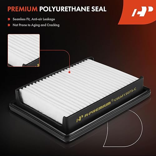 Miniatura 6 de A-Premium Filtro de aire de motor compatible con Chevrolet Spark 2016 2017 2018 2019 2020 2021 2022, 1.4L, repuesto # 95238310