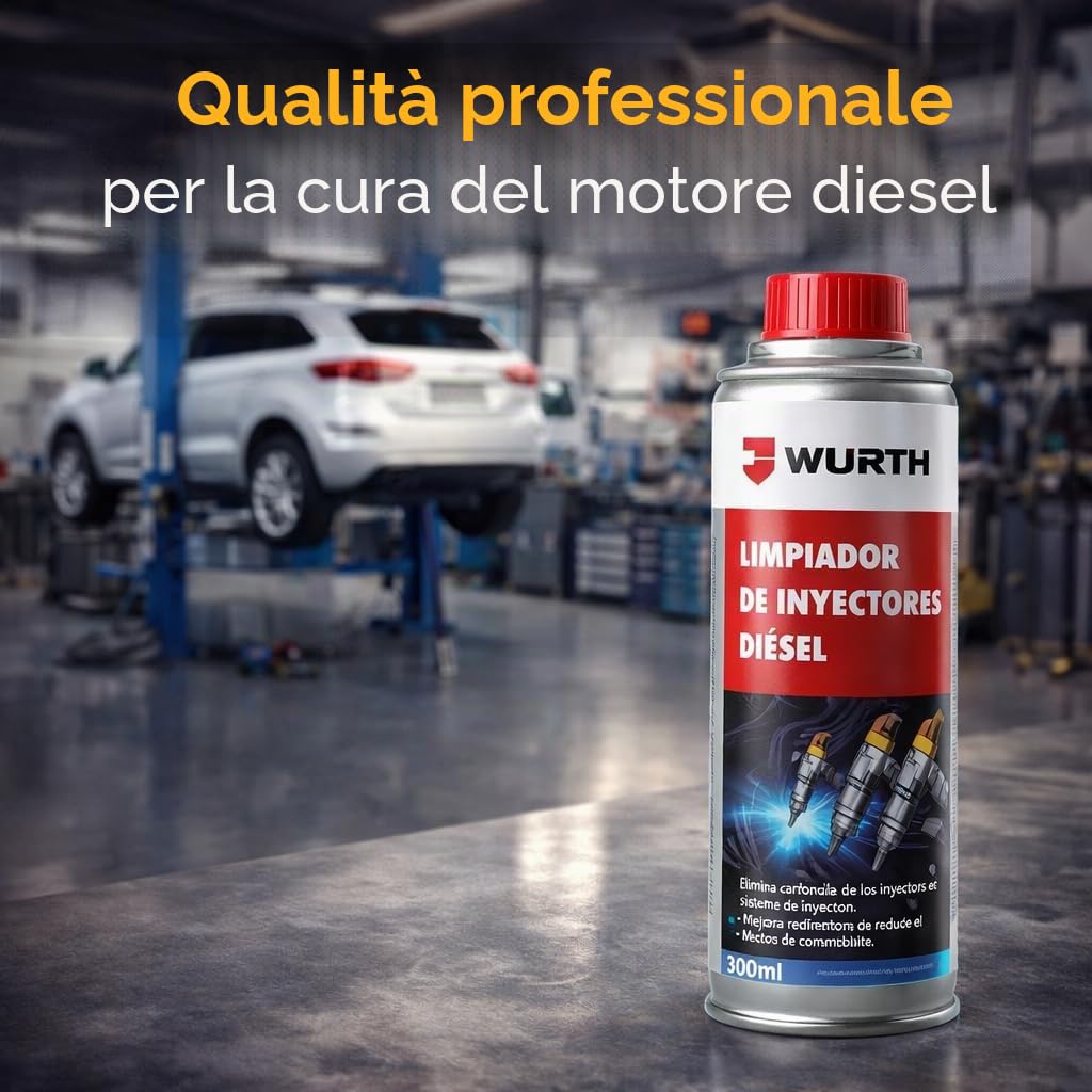 Wurth - Detergente iniettore Diesel 300 ml