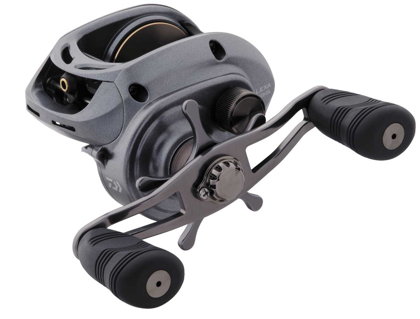 Daiwa Lexa High Capacity Low-Profile 7.1:1 Baitcast Reel, Black - LEXA300HS-P