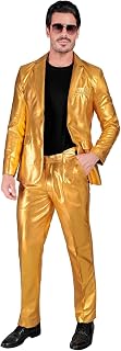 W WIDMANN MILANO Party Fashion Designer Anzug Mr. Sparkling Black 2-TLG. | Schwarz Mehrfarbig - Herren Kostüm
