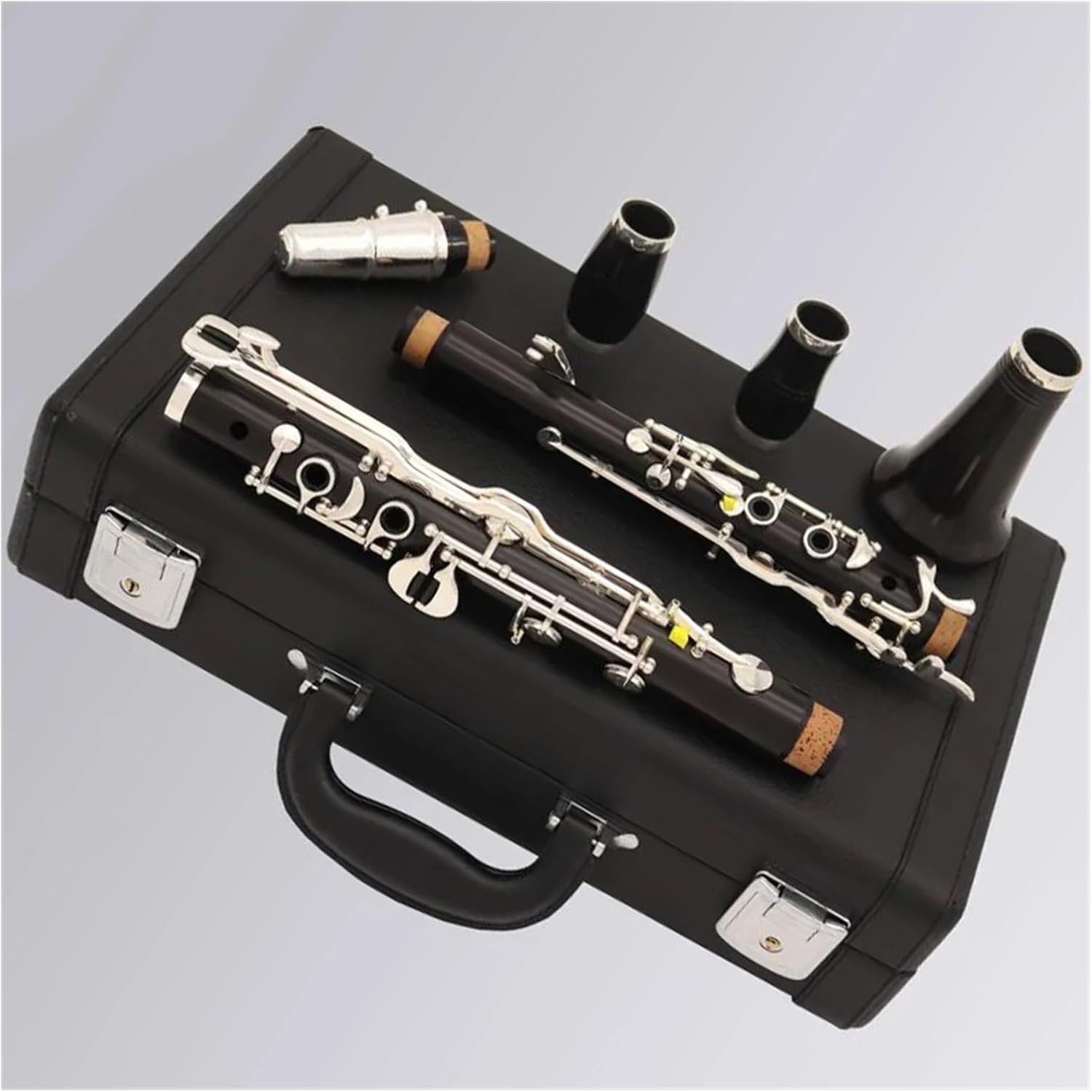 Clarinet Noble and Exquisite Boxed Ebony Body 18-Key G Key Clarinet Woodwind Instrument