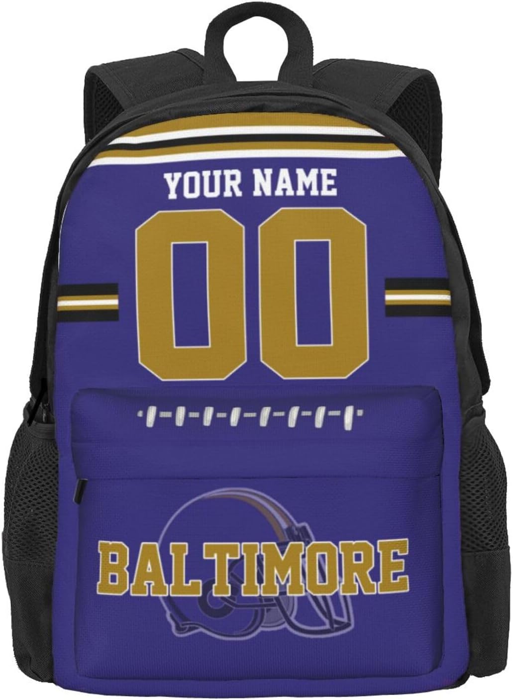 Custom San Francisco Backpack for Men Women, Personalized Backpacks with Name and Number, Customize Casual Backpack Gifts for Fans