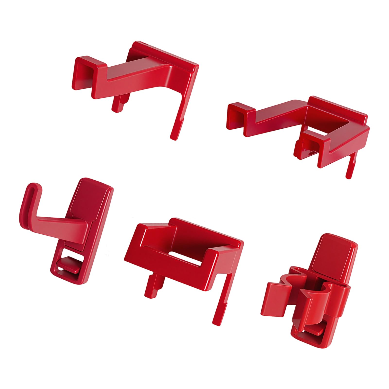 Buxuaaaa 5 Pack Pegboard Hooks for Wall Mount Tool Organization Space Saving Hanger Garage Storage Organizers Multipurpose Fasteners