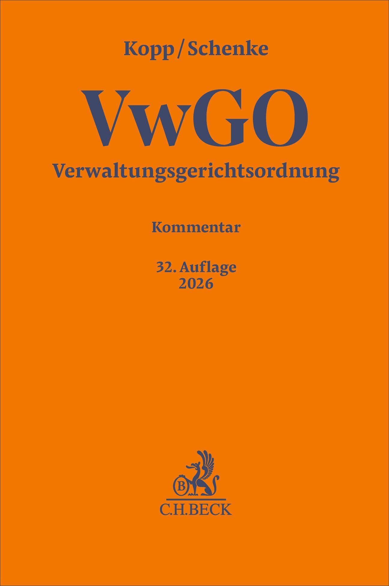 Verwaltungsgerichtsordnung. VwGO: Kommentar (Gelbe Erläuterungsbücher)