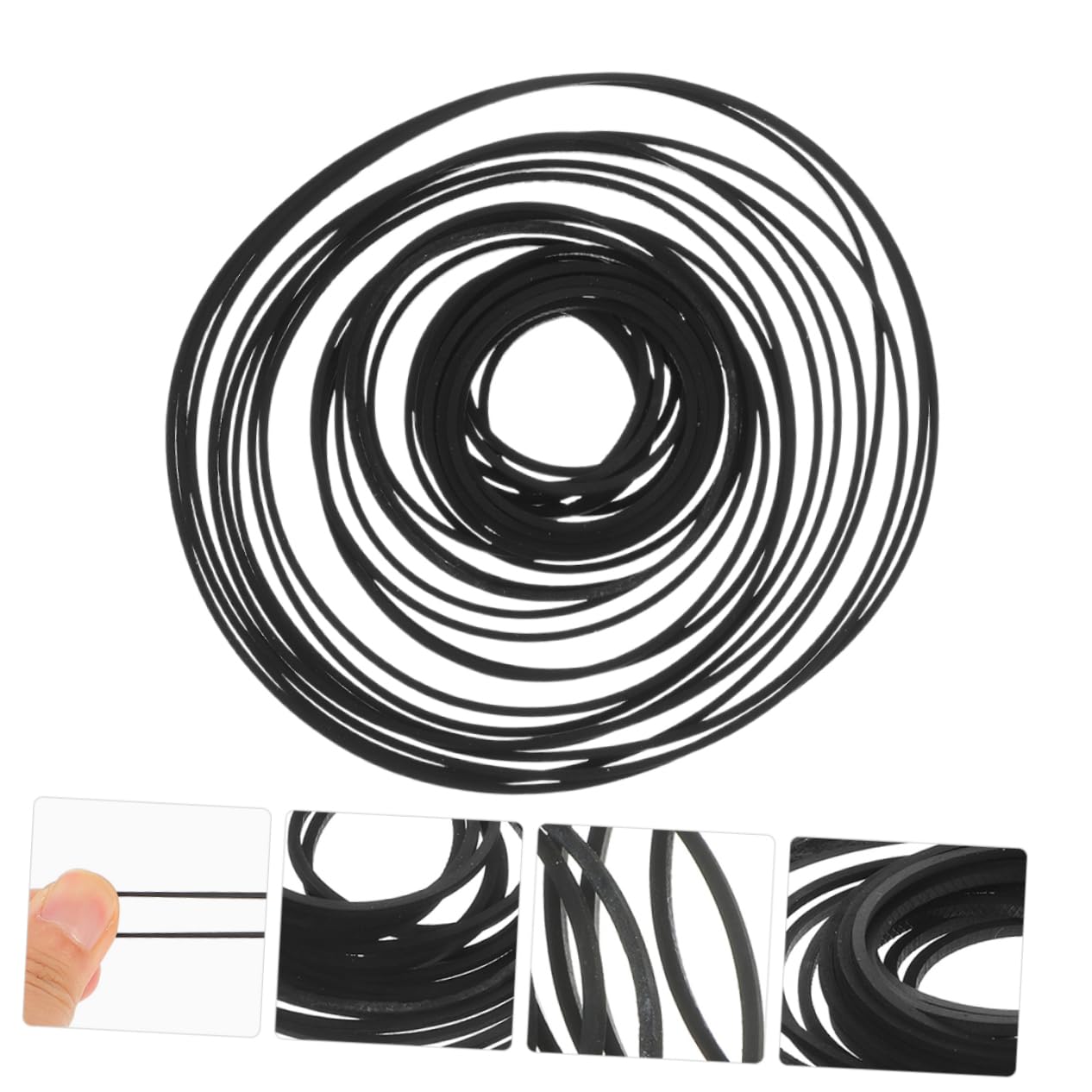 OFFSCH Cassette Tape Belt Replacement for Record Player Smooth Rotation and Noise Reduction