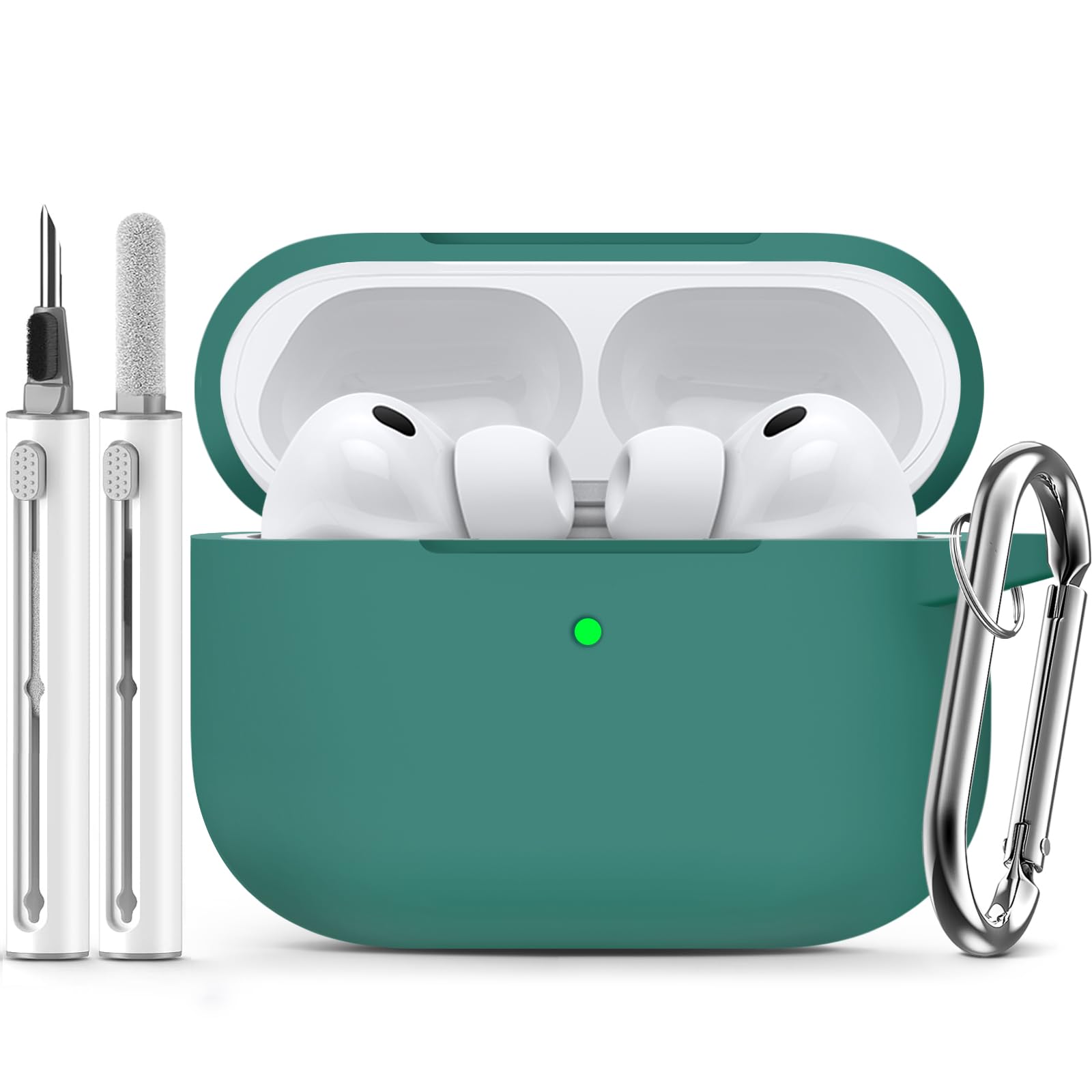Photo 1 of Ljusmicker AirPods Pro 3 Case with Cleaner Kit - Pine Green
