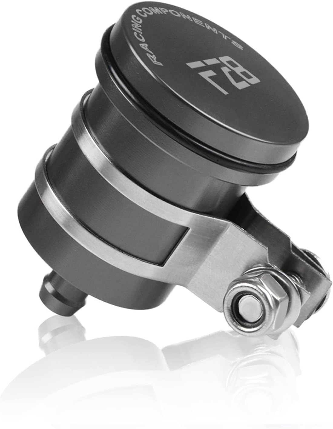 Tylny Kubek Oleju Dla Yamaha FZ8 FZ 8 2011 2012 2013 2014 2015 Zbiornik Płynu Hamulcowego Tylnego Motocykla Zbiornik Płynu Hamulcowego Zbiornik Oleju Pokrywa Kubka (Kolor : Gray)