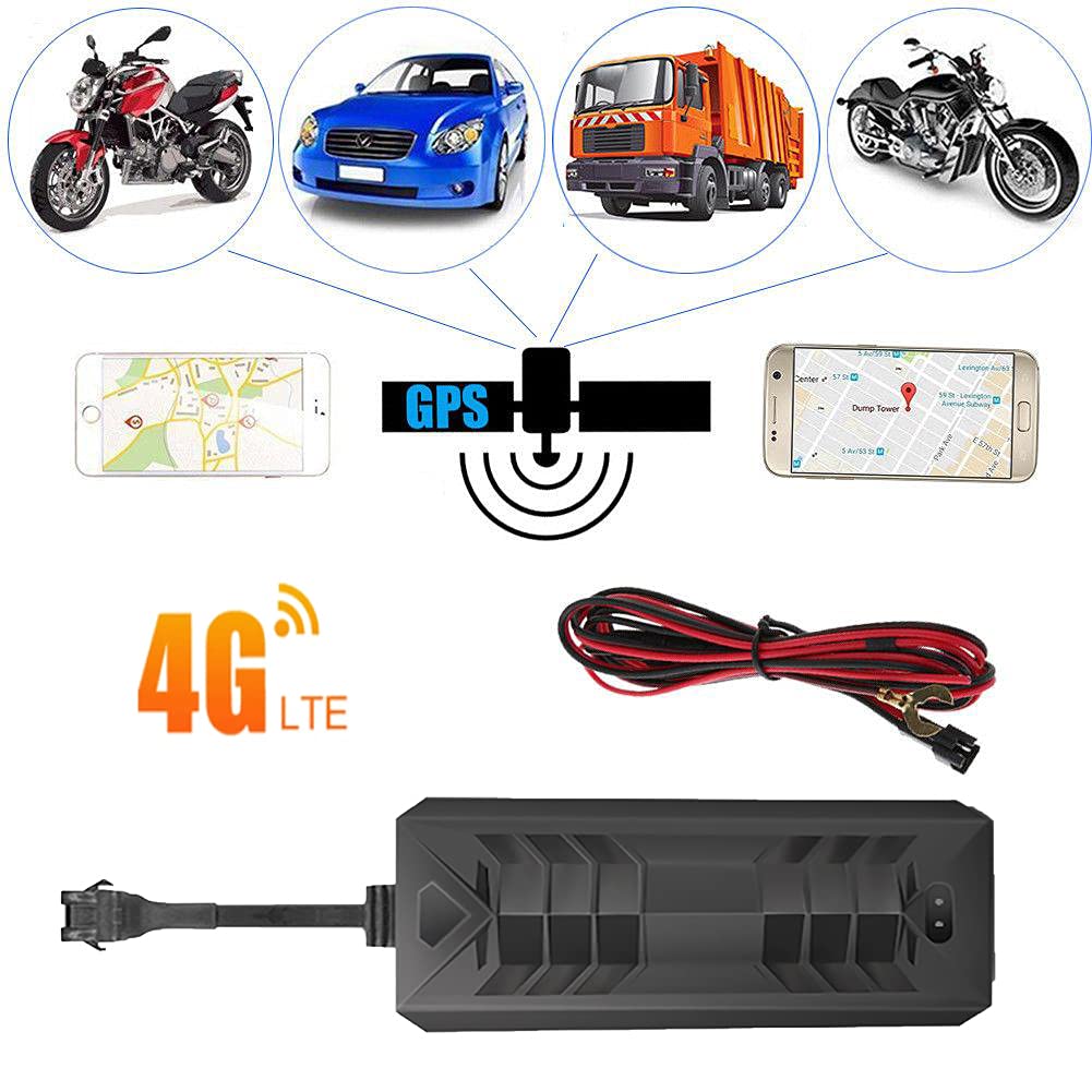 Rastreador GPS 4G para coche con alarma Acc sin ABO, transmisor GPS antirrobo en tiempo real, localizador de seguimiento con aplicación gratuita para vehículo