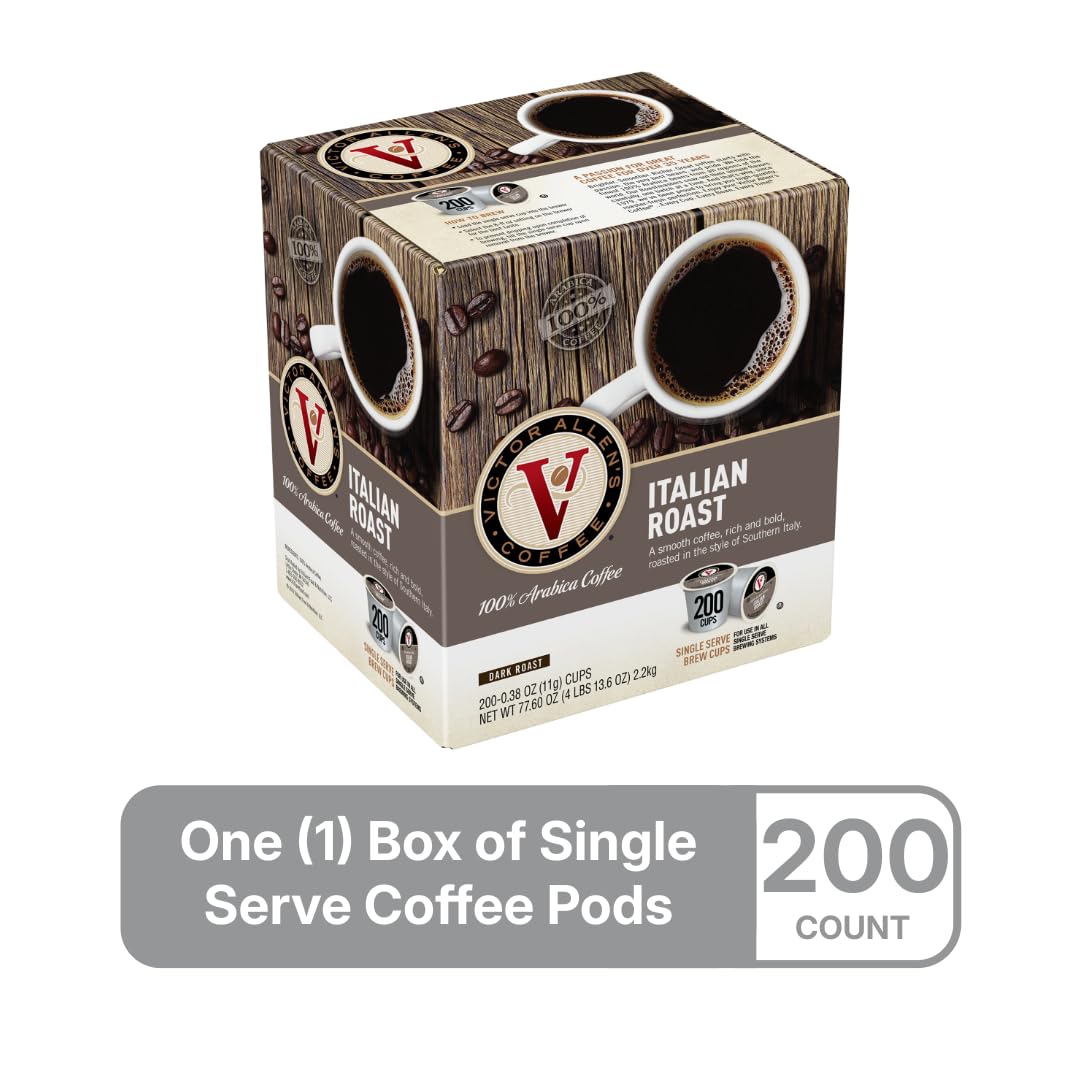 Amazon.com : Victor Allen's Coffee Italian Roast, Dark Roast, 200