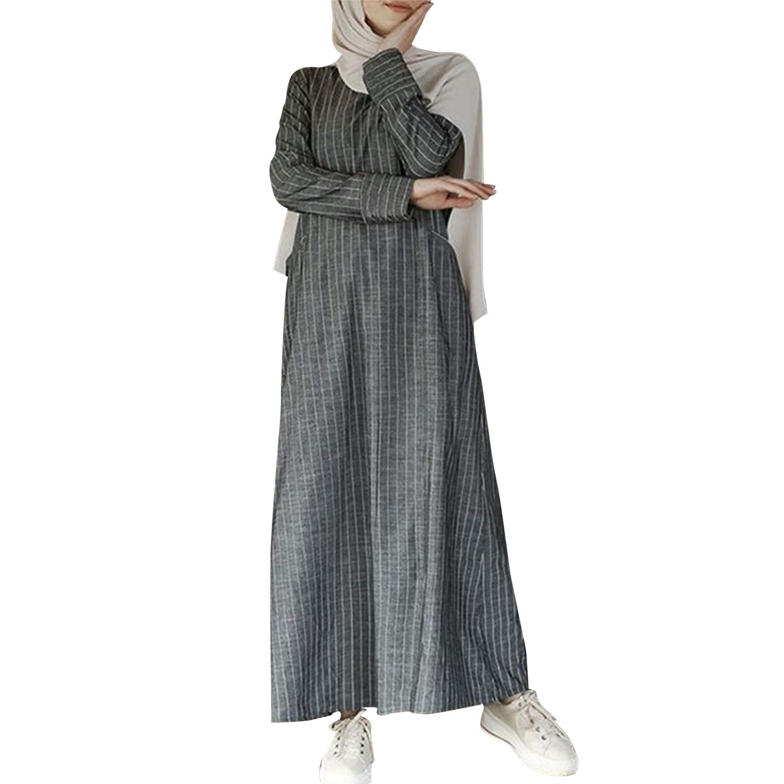 Muzułmańska sukienka Abaya dla kobiet modlitwa islamski kaftan pełna długość hidżab dubaj maxi