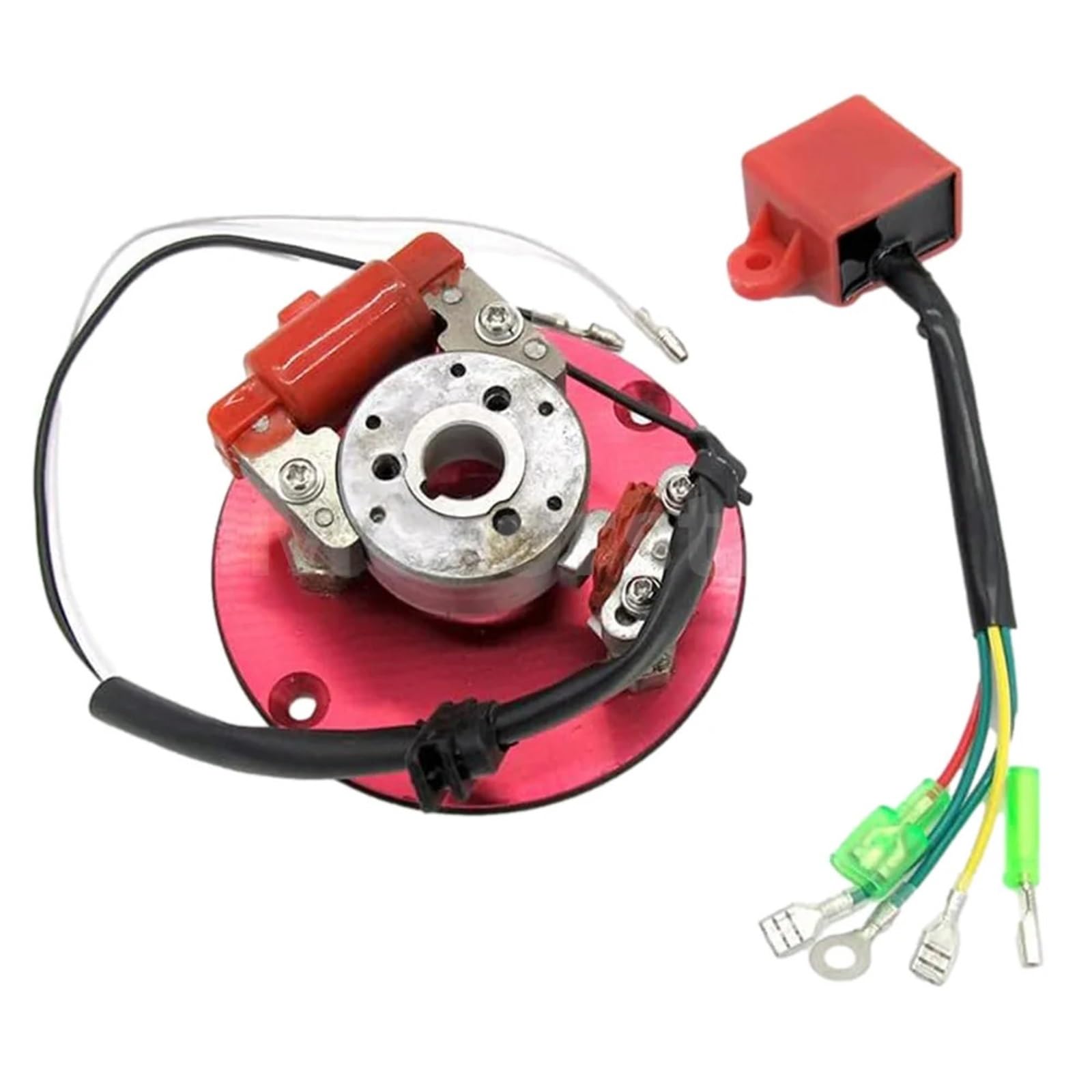Rozrusznik zamiennik motocykl Pasuje do Lifan Crf50 Crf 50 Crf70 70 Xr Xr50 Xr70 Z Coolster 107 110 125 CC pitbike Magneto cewka stojana wewnętrzny wirnik zestaw