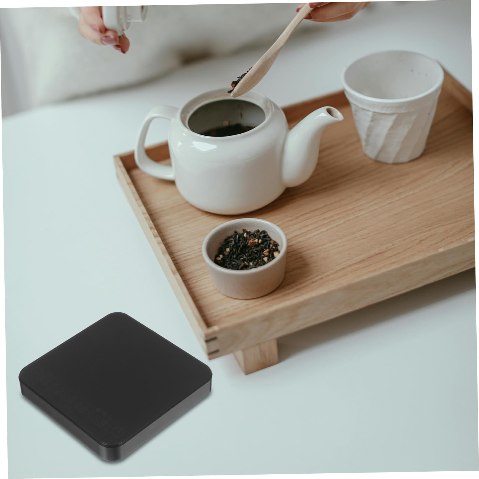 Bilancia Elettronica Portatile Precisione Capacità Ricaricabile con Timer Integrato con Controllo Automatico del Rapporto Acqua caffè da Caffè per Espresso e Filtro