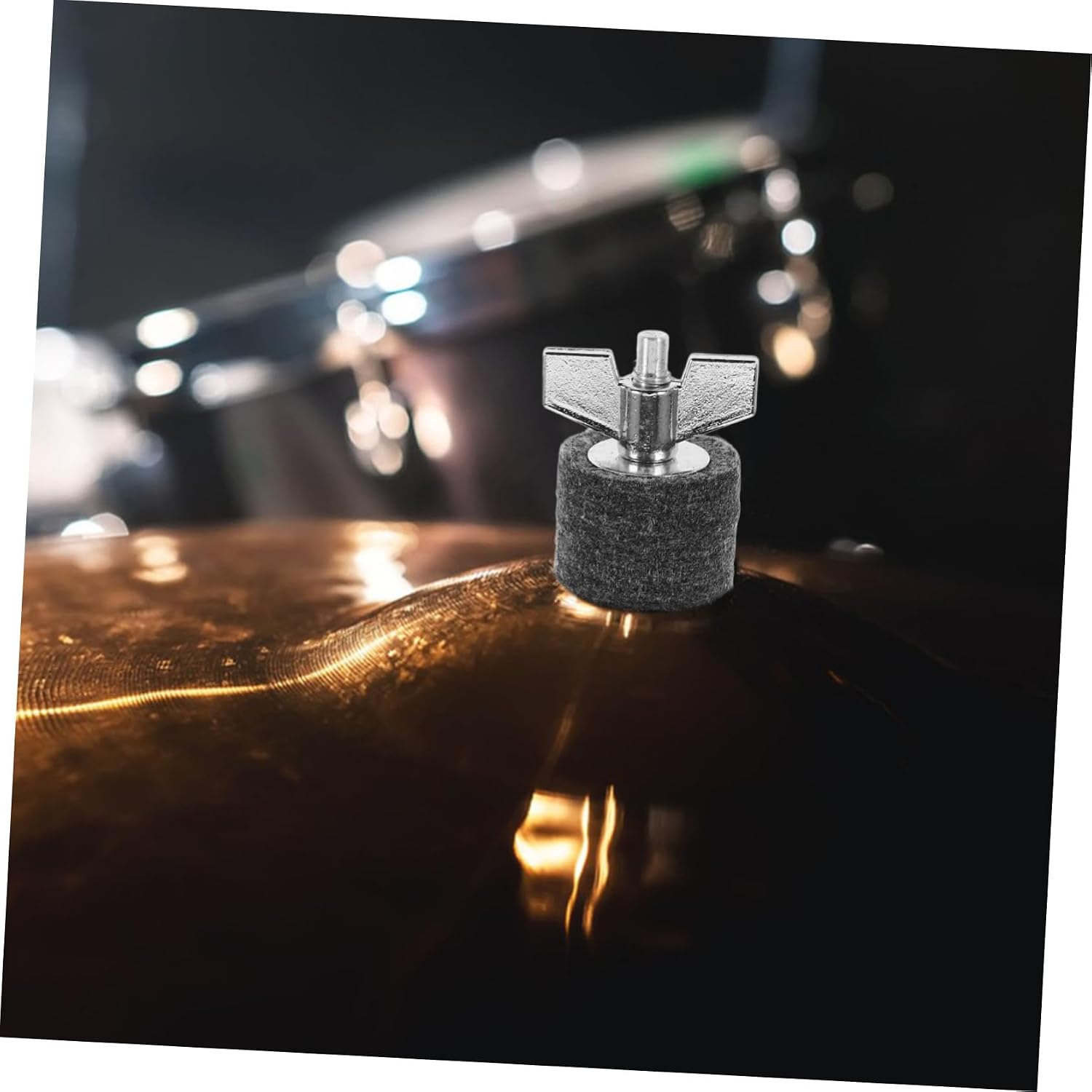 Wakauto Cymbal Mounting Stacker Felt Pads Drum Rack Accessory Cymbal Stacker for Drums