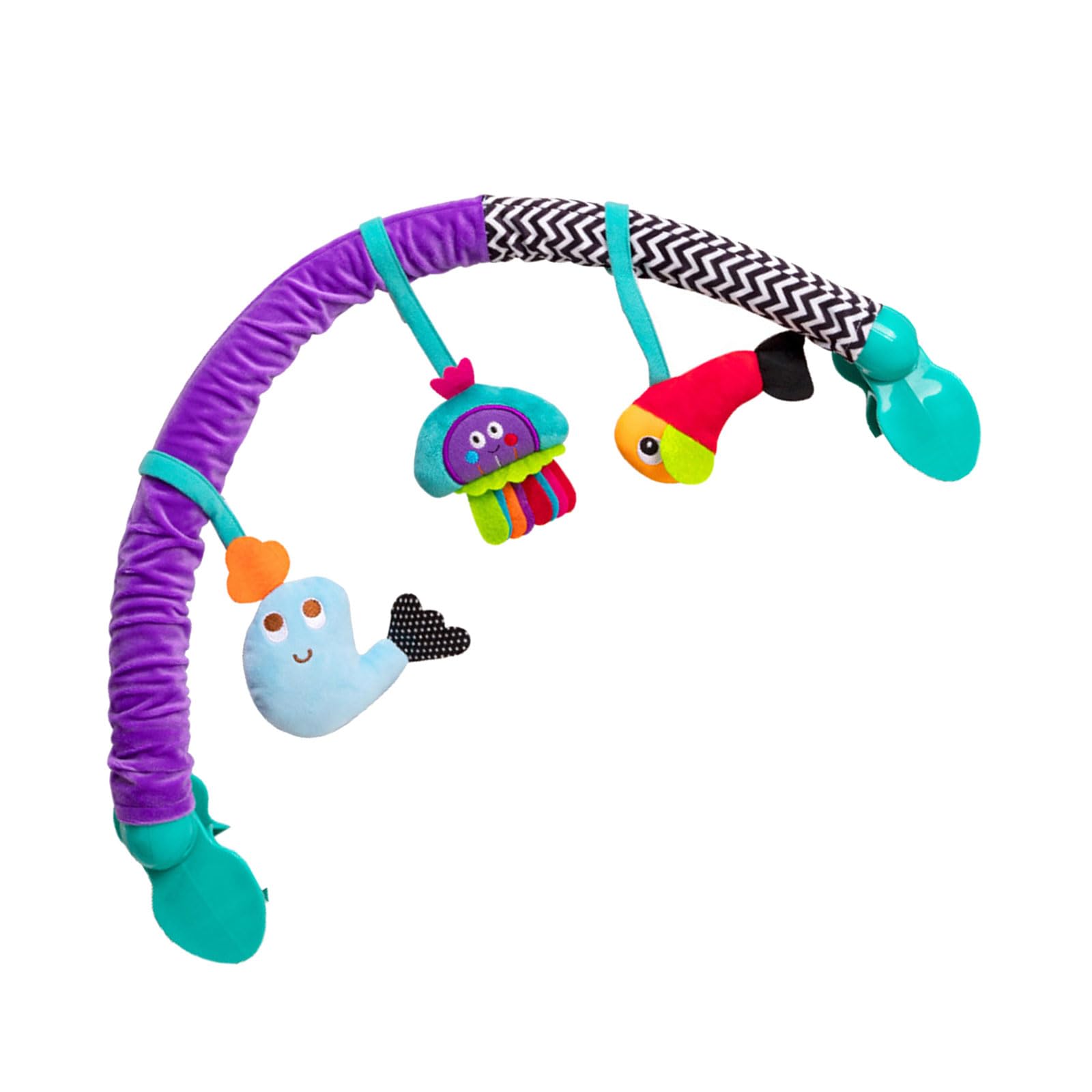 Poussette en tissu avec sons apaisants pour éveiller les bébés