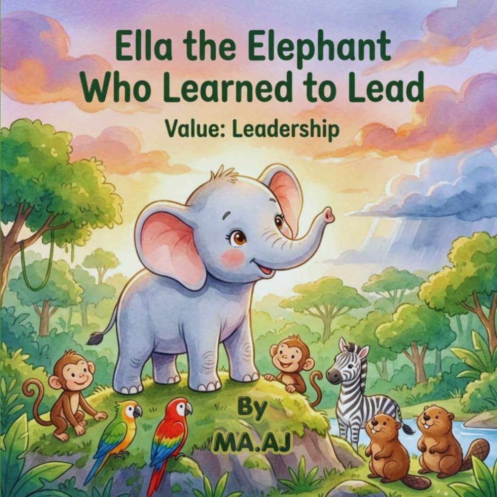 Ella the Elephant Who Learned to Lead: A Picture Book About Leadership, Teamwork, and Listening: 2