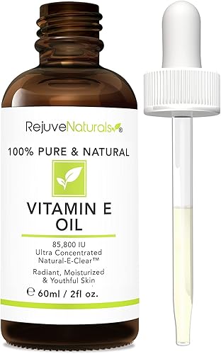 Aceite de vitamina E 100 puro y natural 42900 UI Reduce visiblemente el aspecto de cicatrices estrías manchas oscuras y arrugas para una piel