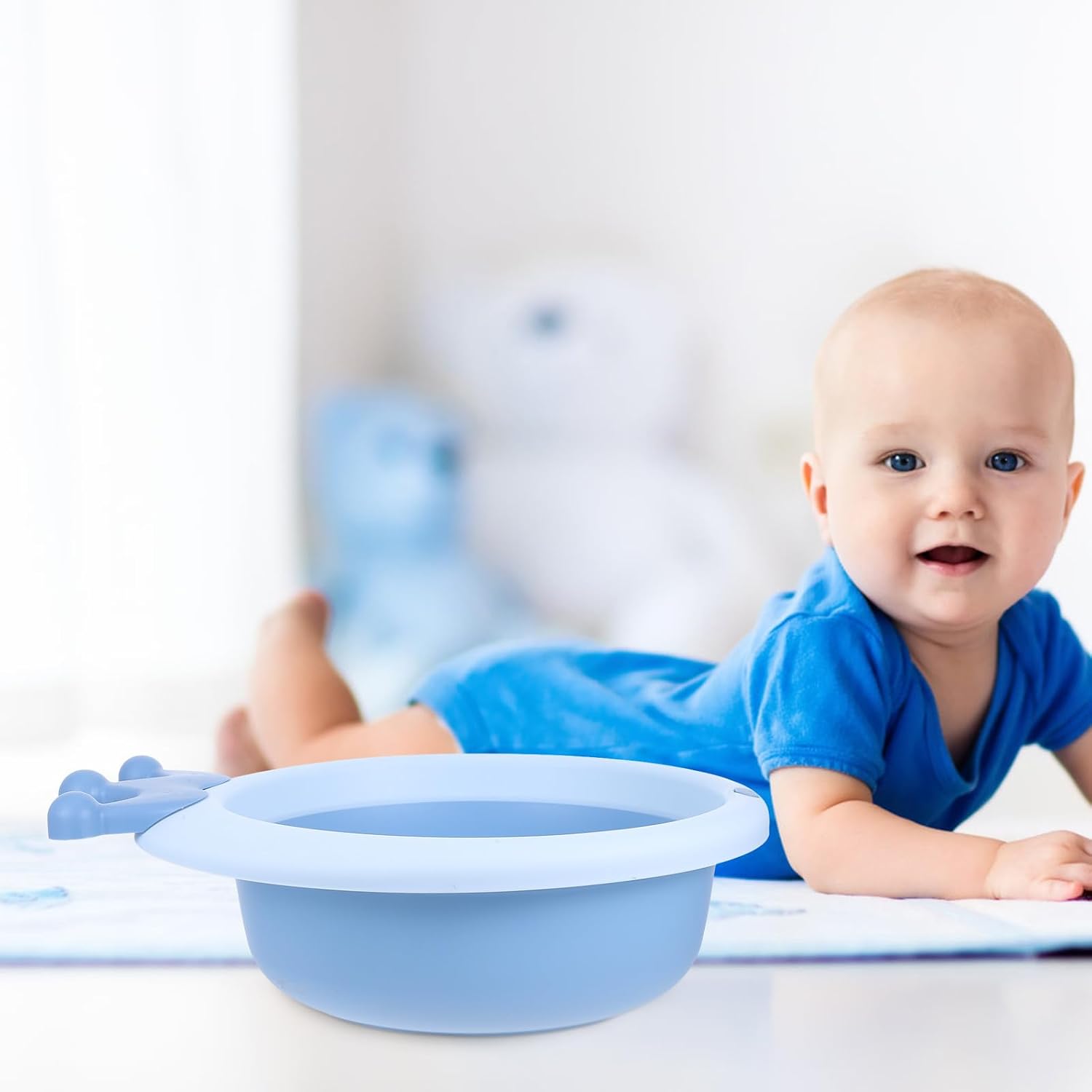Baby Folding Wash Basin for Feet and Laundry Lightweight Portable