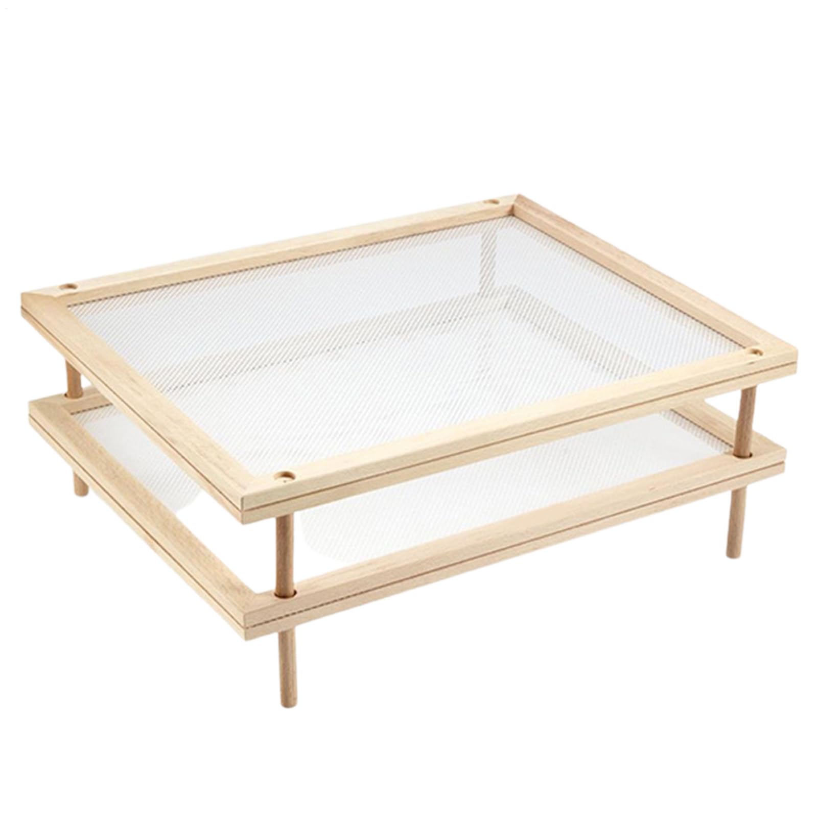 Plateau de séchage pour pâtes, séchoir à Herbes, séchoir à Aliments avec Filet d'arrêt, séchoir à pâtes Amovible en Maille, séchoir pour pâtes fraîches, Filet de séchage à pâtes