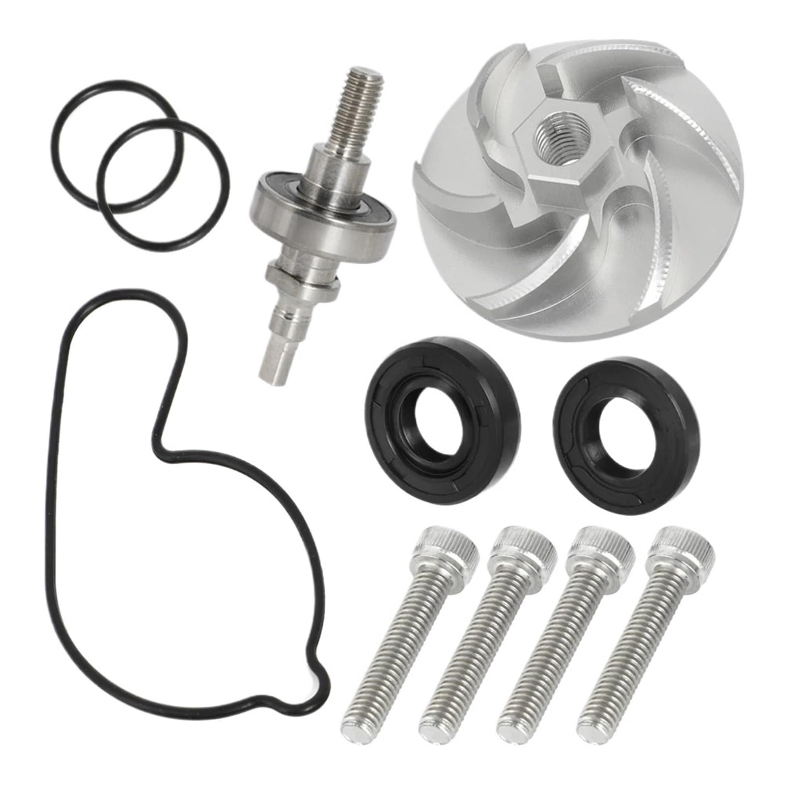 Pasuje do Yamaha YFZ450 YFZ 450 2004-2013 uszczelka pompy wodnej zestaw naprawczy łożyska części do konserwacji pompy